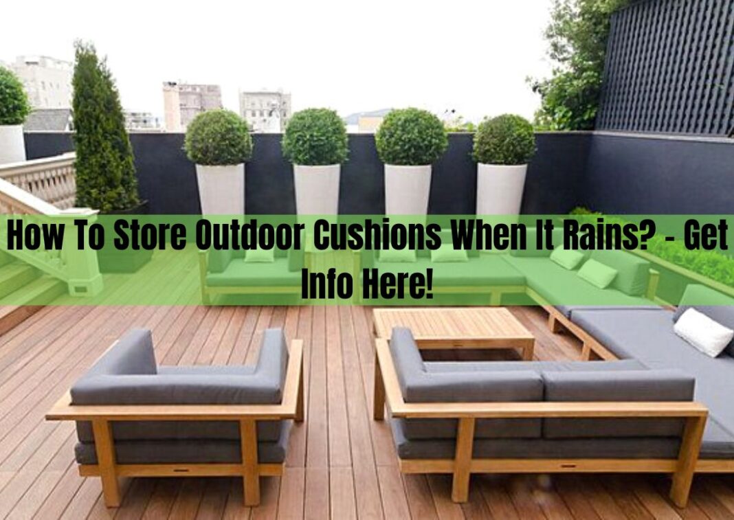 How To Store Outdoor Cushions