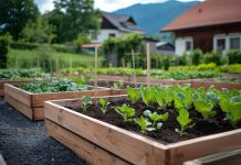 Timberlake Raised Garden Bed With Green House In Green Timberlake Raised Garden Bed With Green House In Green