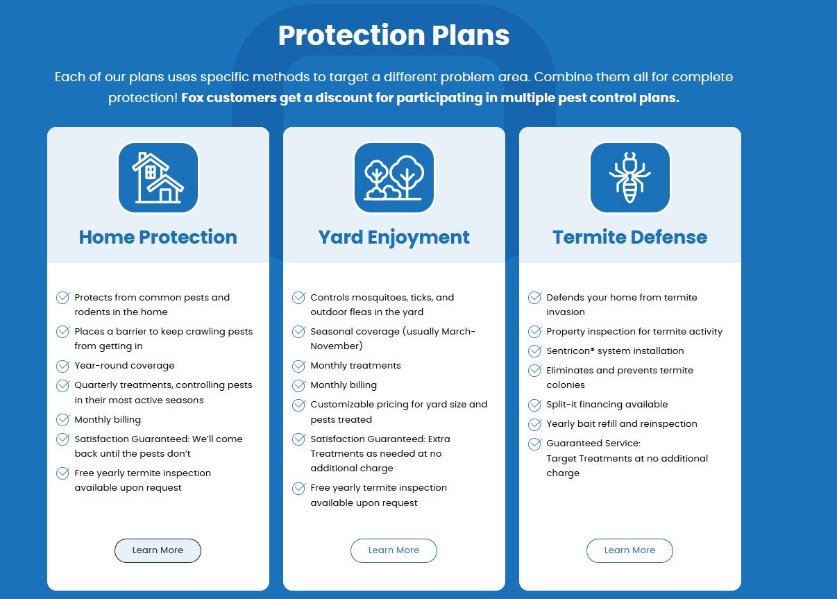 What Fox Pest Control Offers