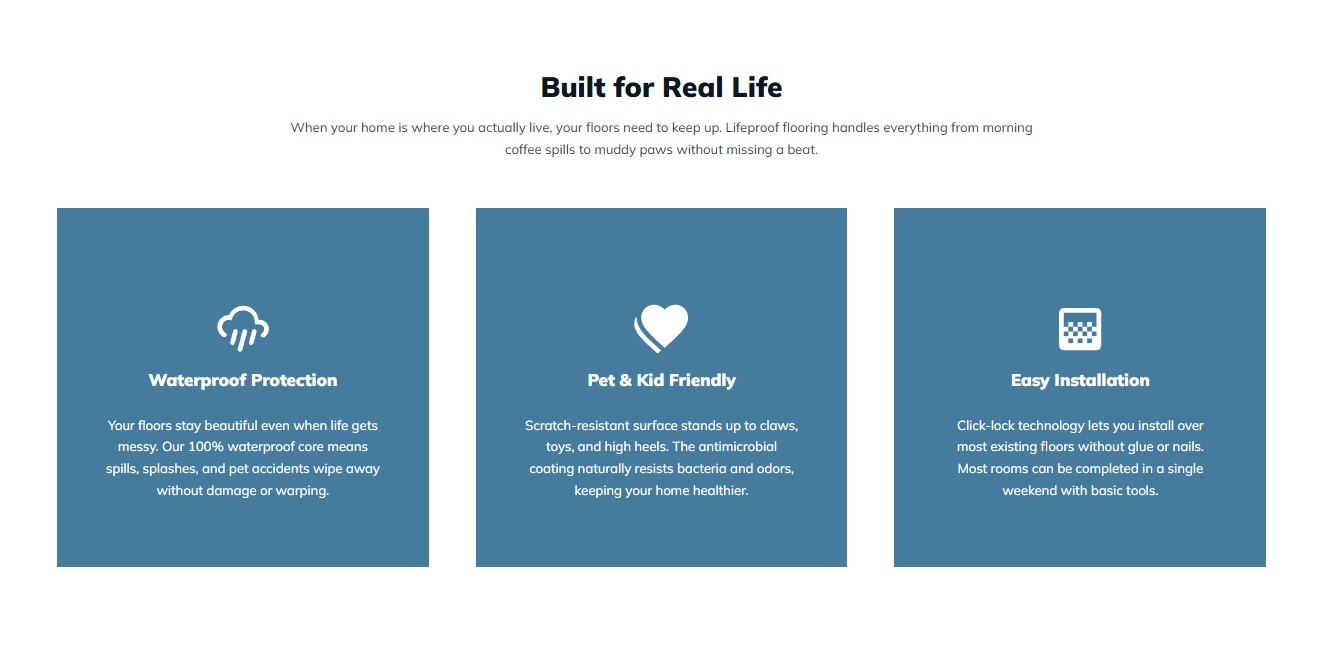 Pros of Lifeproof Flooring